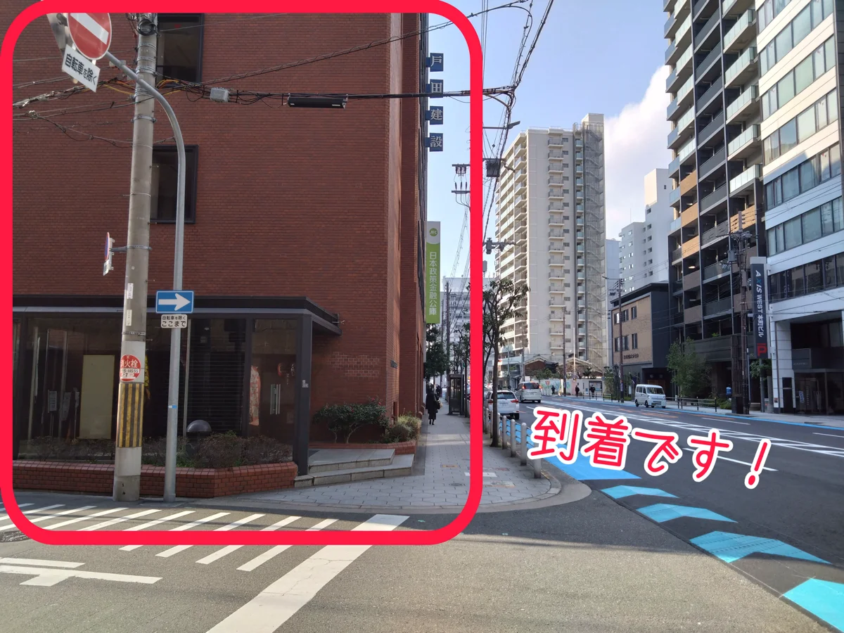 本町駅御堂筋線からの道順 9（エレベーターで5階へ）